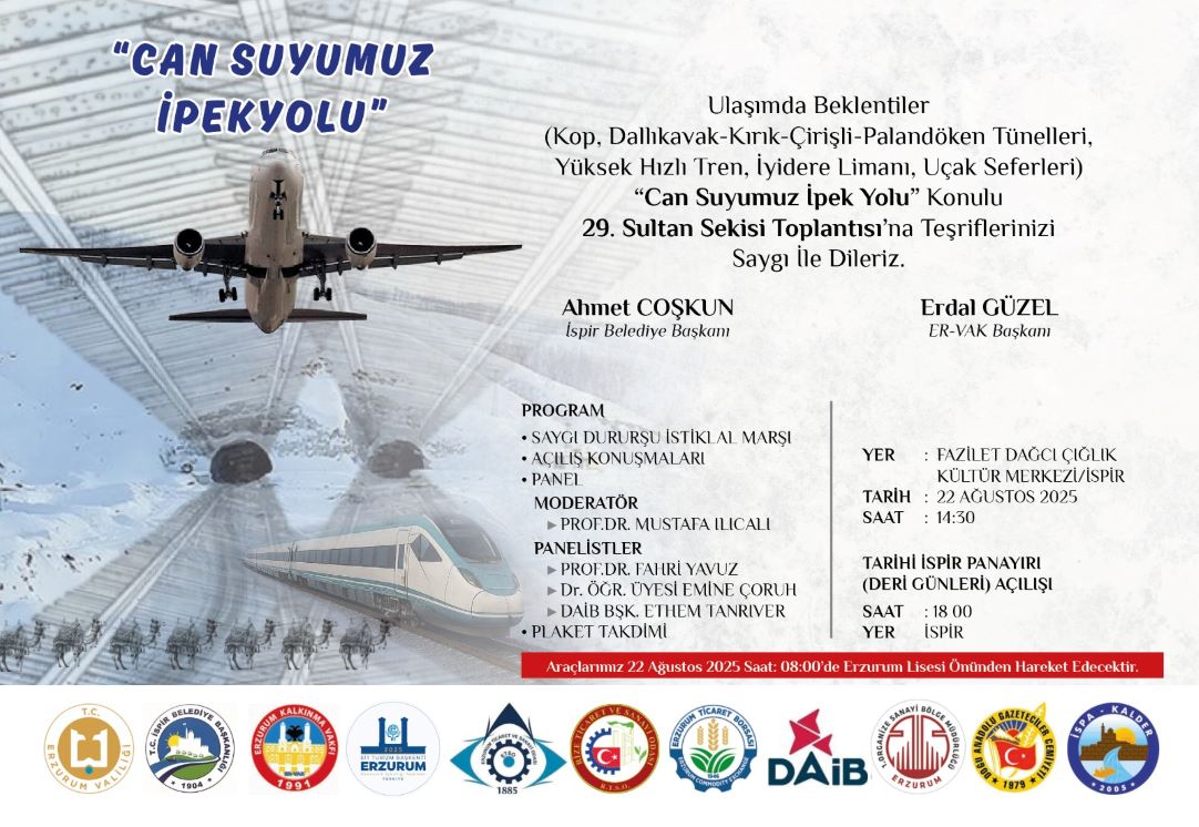29’ncu Sultan Sekisi toplantısına tüm halkımız davetlidir.