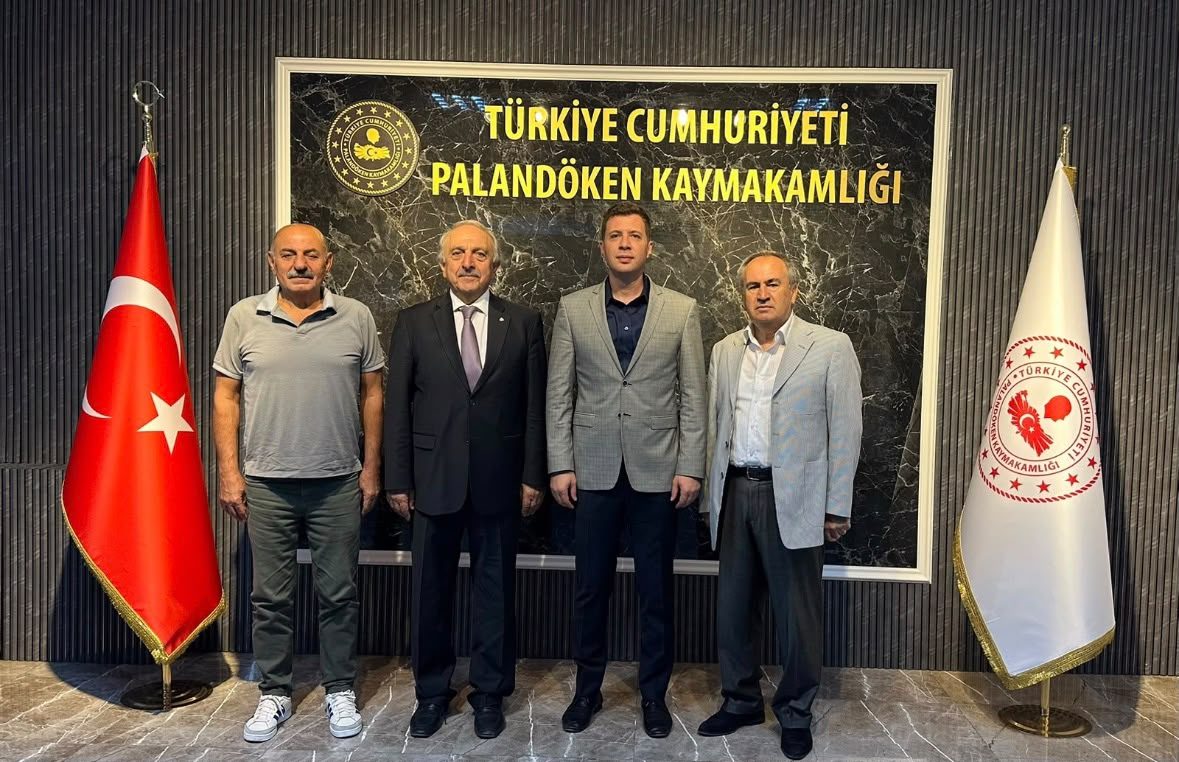 Palandöken Kaymakamı Sayın Yunus Kızılgüneş’e Hayırlı Olsun Ziyareti